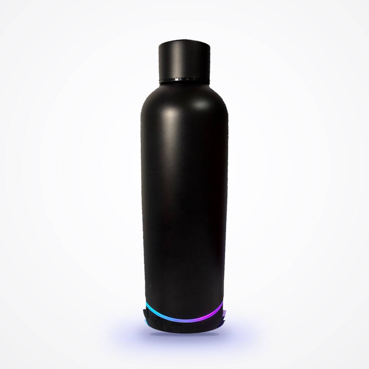 Termos cu boxă Bluetooth integrată, 430 ml – oțel inoxidabil, lumini LED