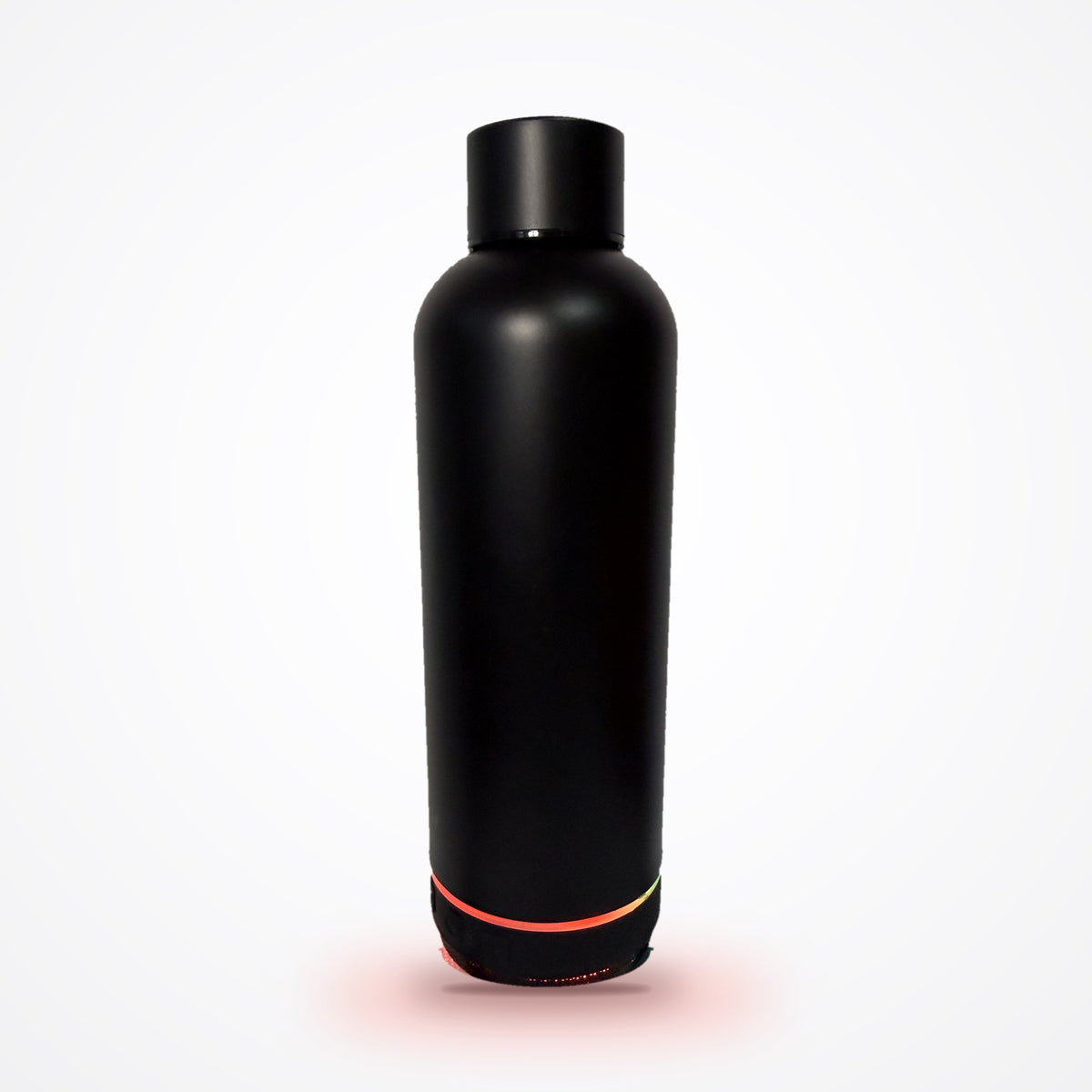 Termos cu boxă Bluetooth integrată, 430 ml – oțel inoxidabil, lumini LED