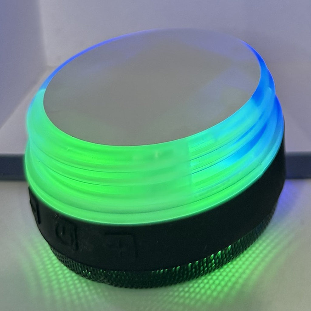 Termos cu boxă Bluetooth integrată, 430 ml – oțel inoxidabil, lumini LED