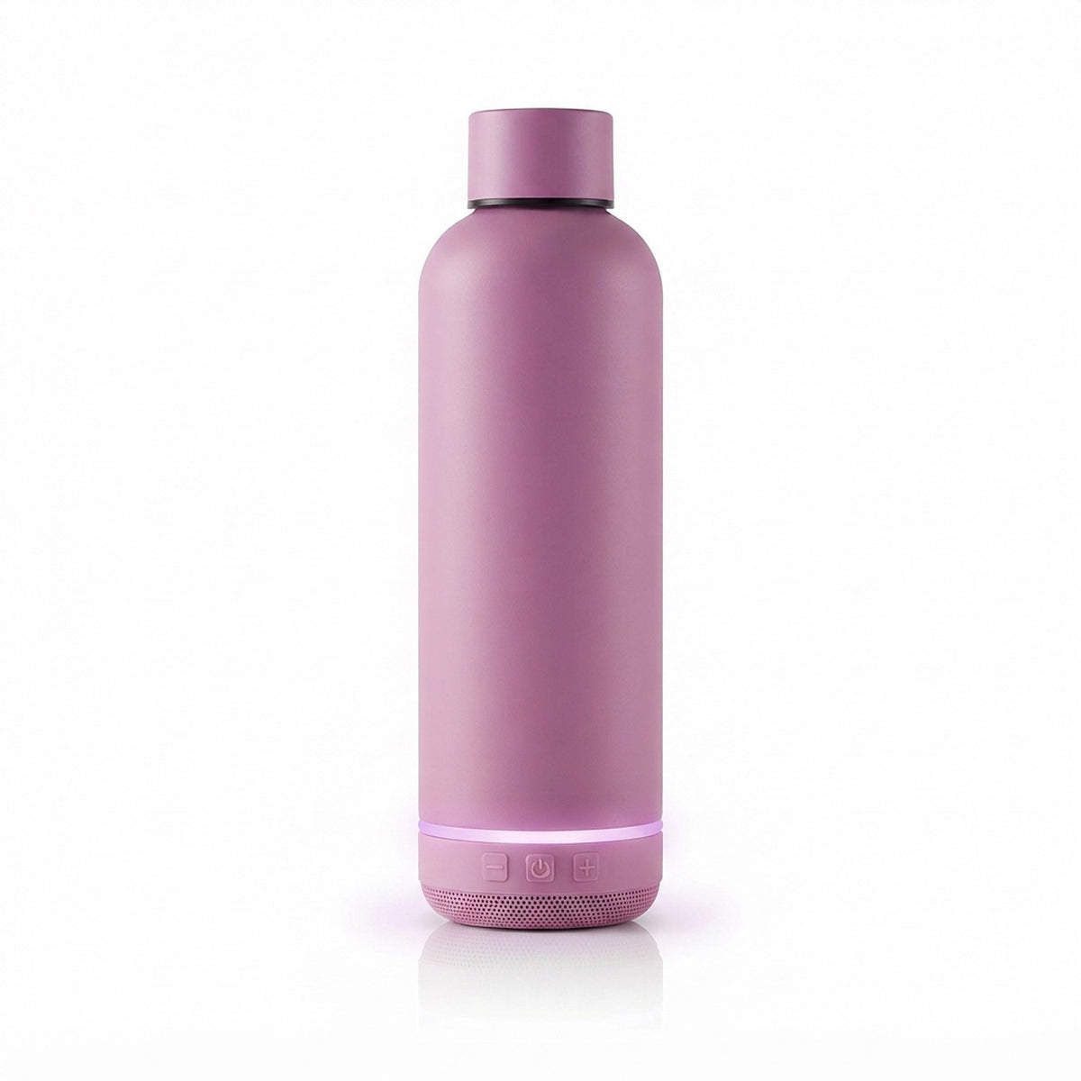 Termos cu boxă Bluetooth integrată, 430 ml – oțel inoxidabil, lumini LED