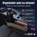 Organizator auto cu strasuri pentru spațiul dintre scaun și consolă – 4 compartimente